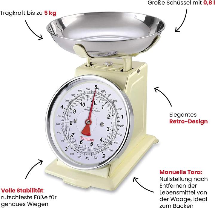 Produktbild Terraillon Küchenwaage Trad 500