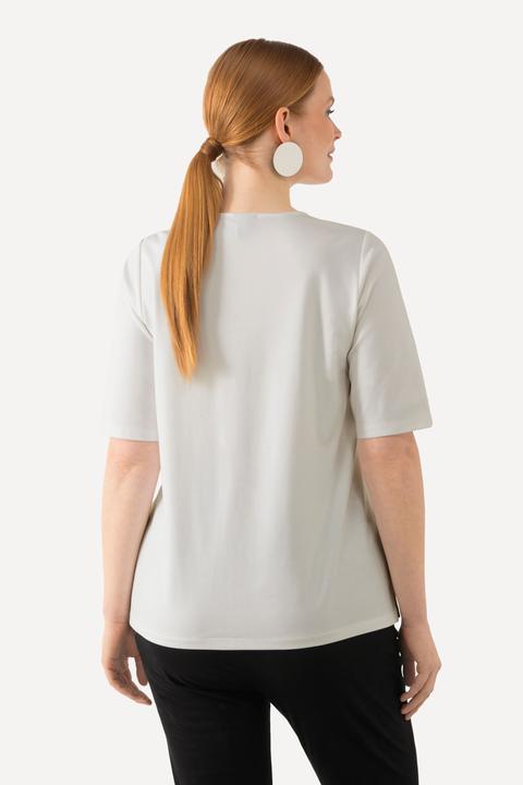Actual product image Ulla Popken Beaded Neckline Tee (42, 44)