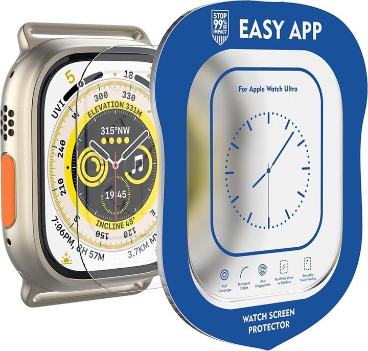 Image du produit Lito Verre blindé avec outil d'installation Apple Watch Ultra 49mm