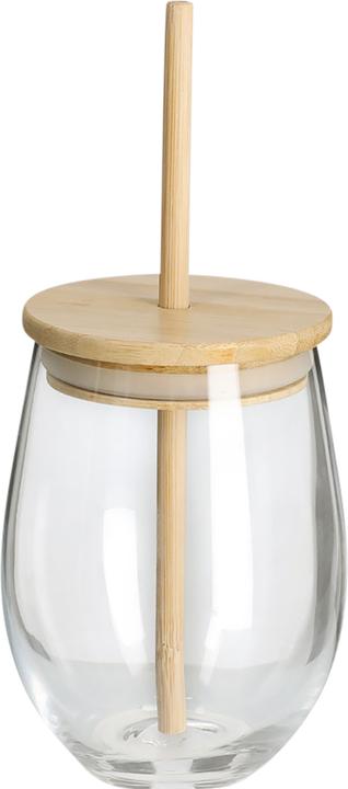 Immagine prodotto Zeller Present Bicchiere con coperchio in bambù (0.50 l, 1x)