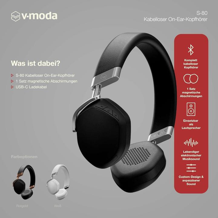 Produktbild V-Moda S-80 (20 h, Kabellos)
