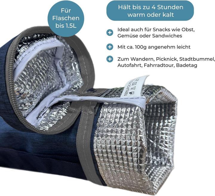 Produktbild Hermex Trinkflaschen-Zubehör Isoliertasche Thermotasche Flaschenkühltasche (1.50 l)