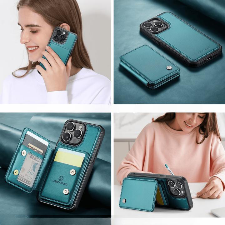 Immagine prodotto Cover-Discount iPhone 16 Pro - Cover posteriore 2-in-1 con supporto per carta di credito (Apple iPhone 16 Pro)