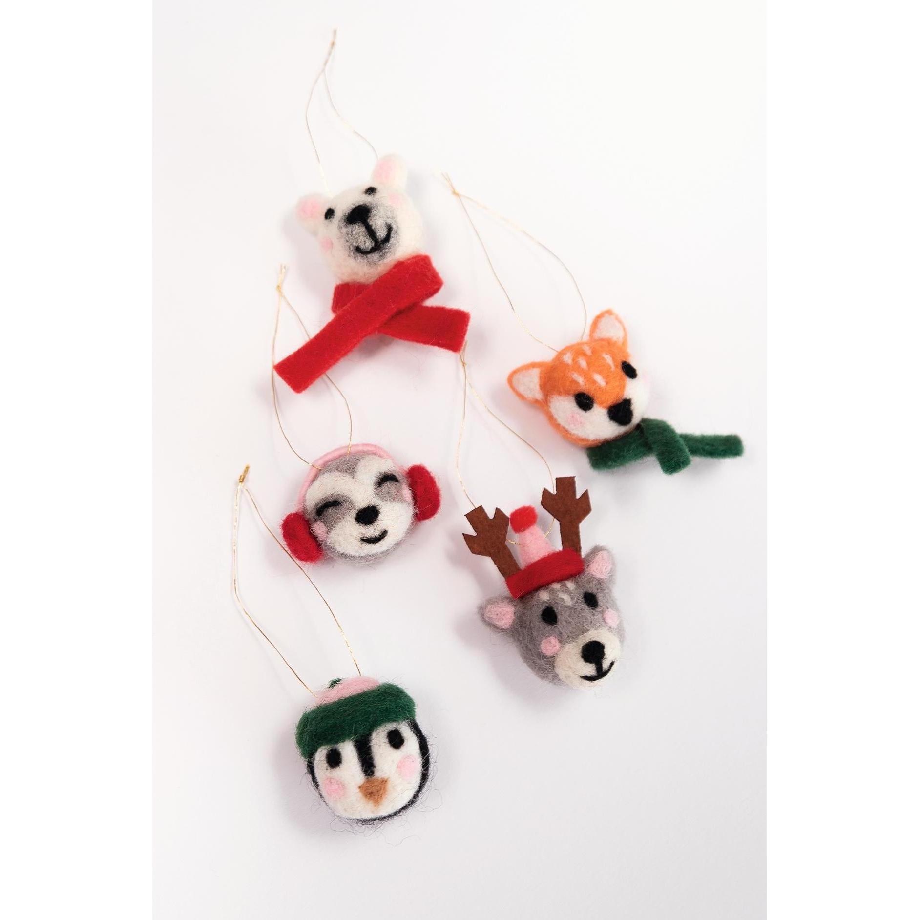 Thumbnail - Folia Bastelset Filzkugeln Wintertiere