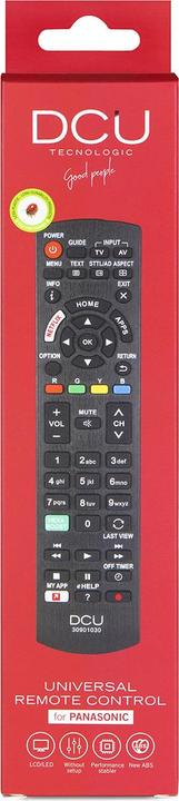 Produktbild DCU Tecnologic TV Remote Control For Panasonic (Gerätespezifische Fernbedienung, Infrarot)