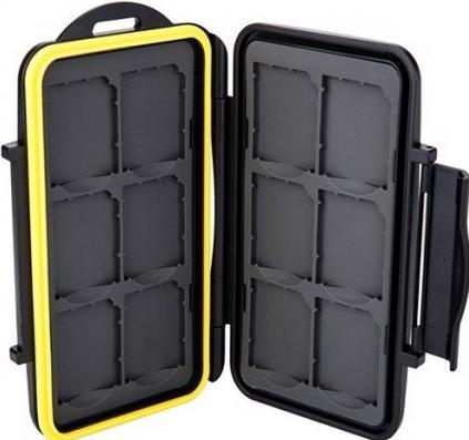 JJC Contenitore per 12 schede di memoria SD/SDHC/SDXD (Coperchio scheda di memoria)