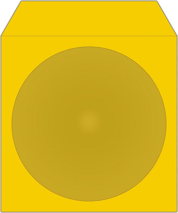 Actual product image MediaRange CD/DVD paper sleeves coloured with window