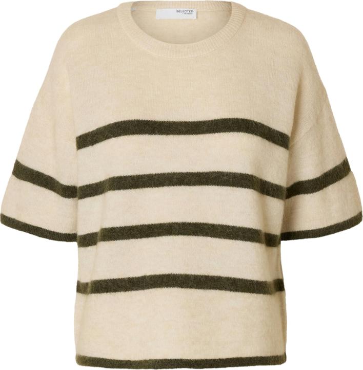Selected Femme Top a maniche corte in maglia (L)