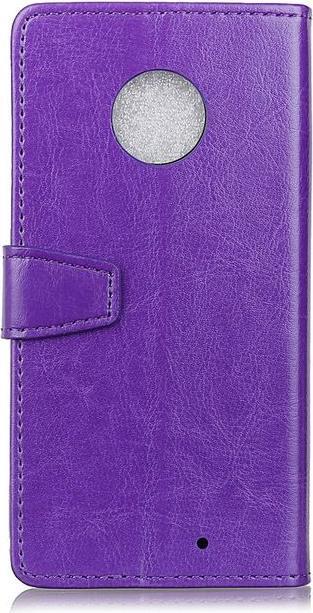 Actual product image MU Classic Crazy Horse Leather Bookcover Case (Motorola Moto X4)