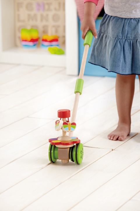 Actual product image Hape Push-Dancing Butterflies