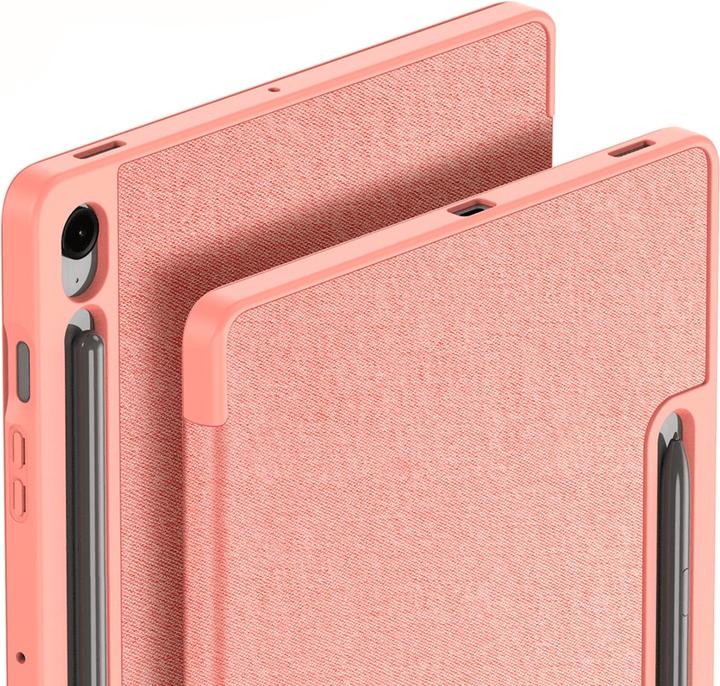 Image du produit Samsung Galaxy Tab S10 FE Plus - Ducis Domo Series, aufstellbares Flip-Etui, Pink (Samsung Galaxy Tab S10 FE+)