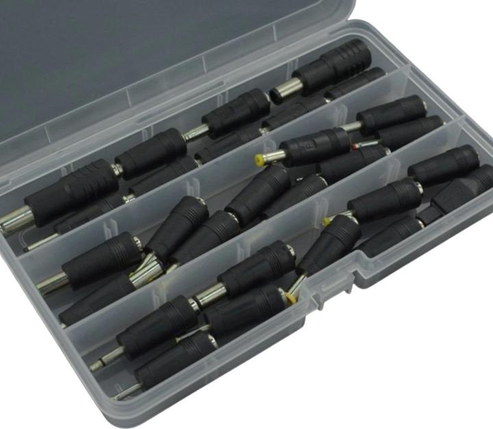 Actual product image DFRobot Universal 5.5x2.1mm DC Barrel Adapter 28pcs. (Adapter)