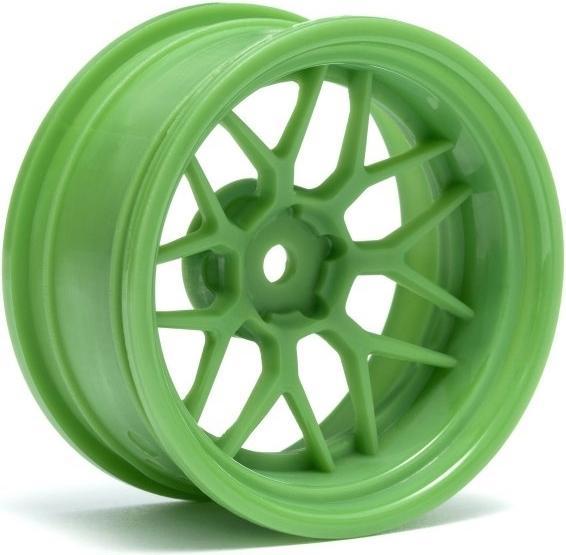 Produktbild HPI TECH 7 WHEEL GREEN 52X26X+9MM OFFSET (2PCS)