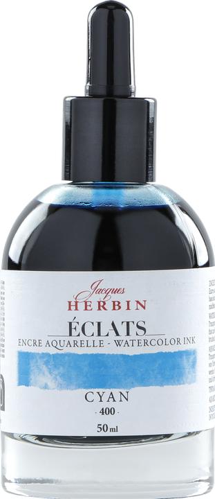 Herbin Encre aquarelle (Bleu)