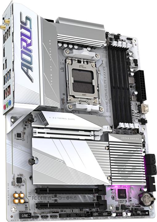 Produktbild Gigabyte B650E AORUS Elite X AX ICE (AM5, AMD B650E, ATX)