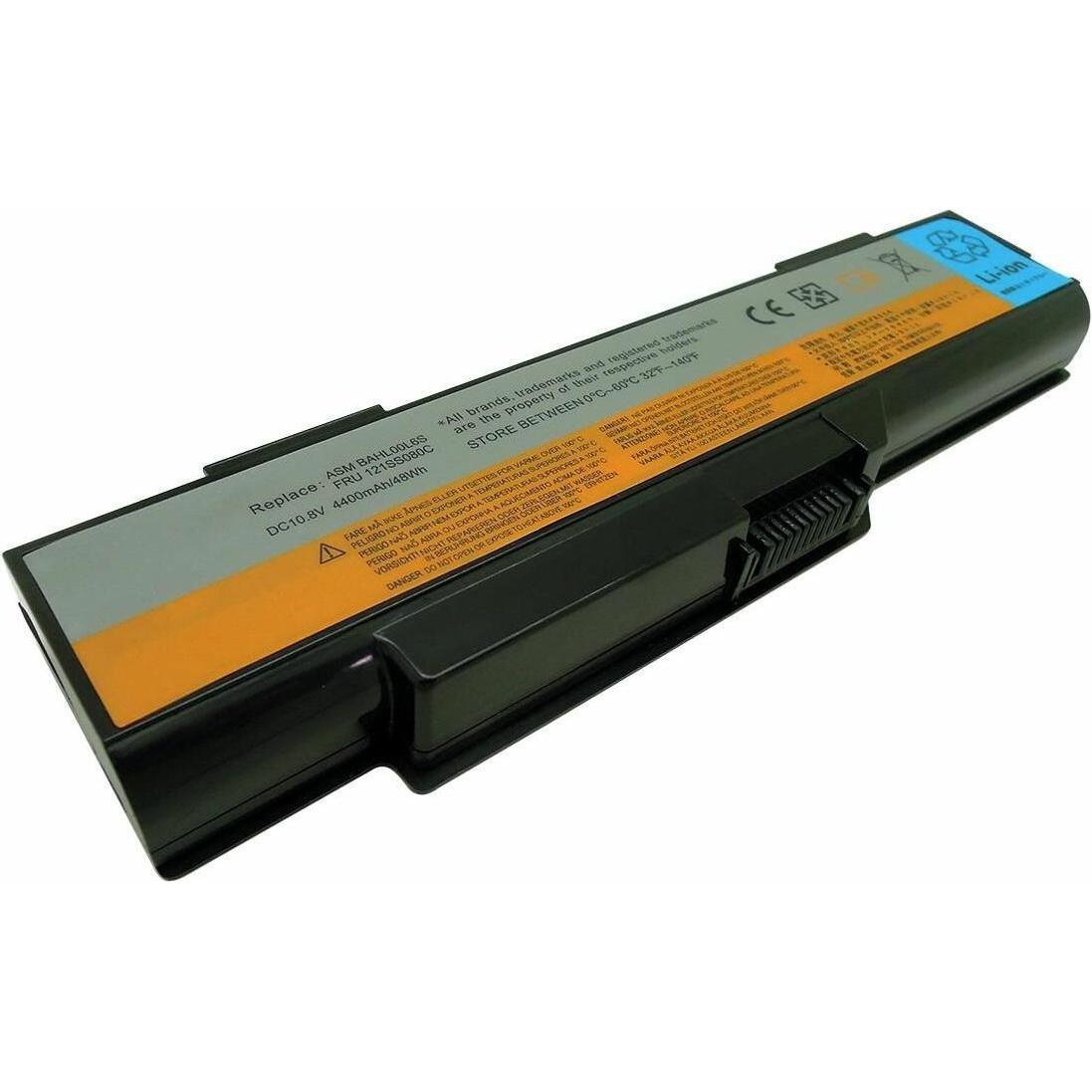 CoreParts Laptop Battery for Lenovo (6 Zellen, 4400 mAh), Notebook Akku, Schwarz