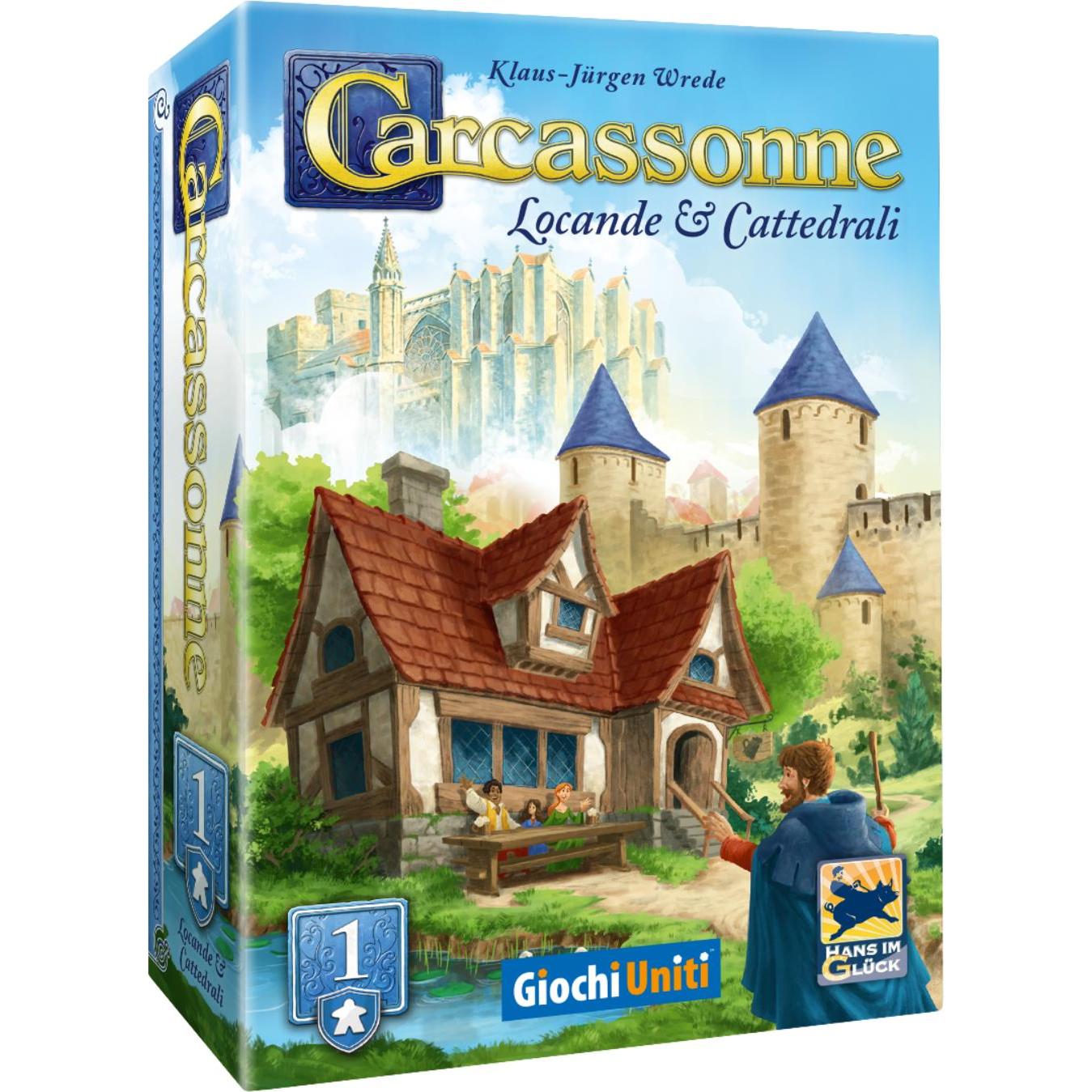 Giochi uniti Carcassonne Revival: Locande E Cattedrali 1 (Italiaans, 2 - 6 Spelers)