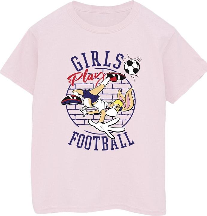 Produktbild Looney Tunes Lola Bunny Girls Play Football TShirt (XL)
