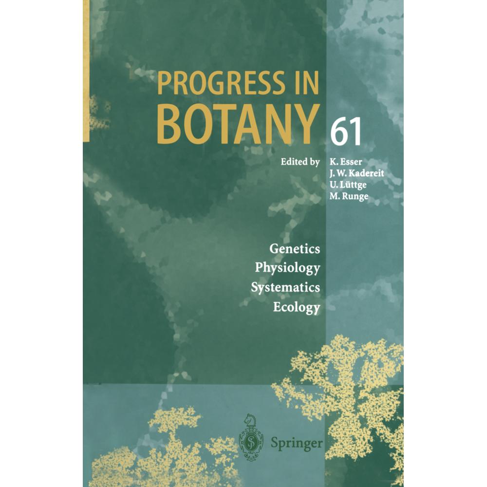 Progress in Botany, Fachbücher von J. W. Kadereit, K. Esser, M. Runge, U. Lüttge