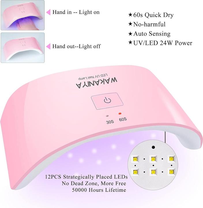 Image du produit Wakaniya Kit polygel 10 couleurs (Séchoirs pour vernis à ongles)