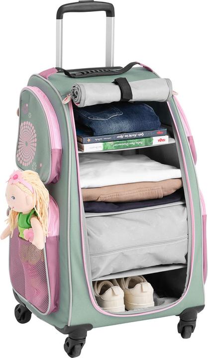Actual product image Haba Kinderkoffer Schranktrolley 4 Rollen und Kreativtasche