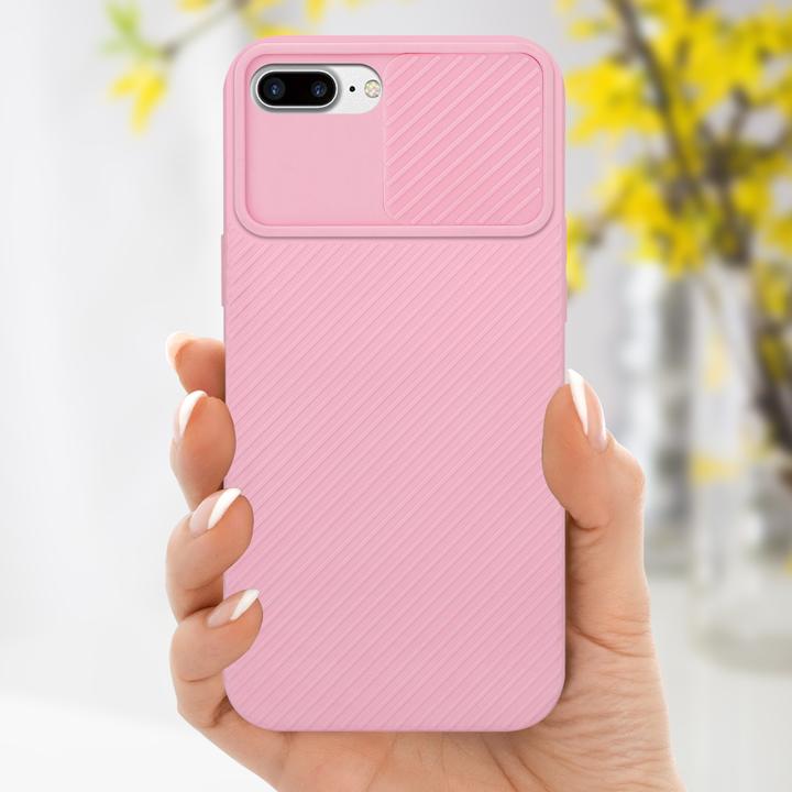 Actual product image Cadorabo Case for Apple iPhone 7 PLUS / 7S PLUS / 8 PLUS in TPU with camera protection LM009 Style (Apple iPhone 7 Plus, Apple iPhone 7s Plus)