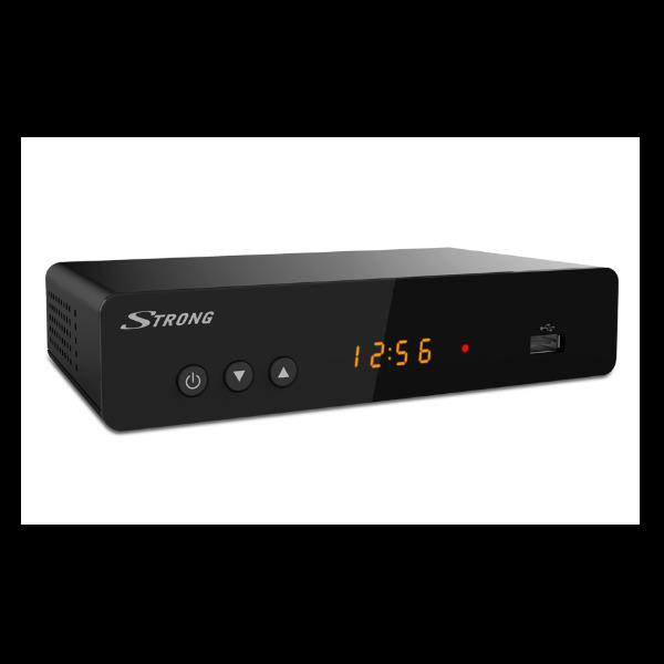 Actual product image Strong SRT 8222 set-top box TV Terrestrial Full HD Black (DVB-T2)