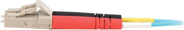 Actual product image C2G LC-LC 10Gb 50/125 OM3 Duplex Multimode PVC Fiber Optic Cable (LSZH) (1 m)
