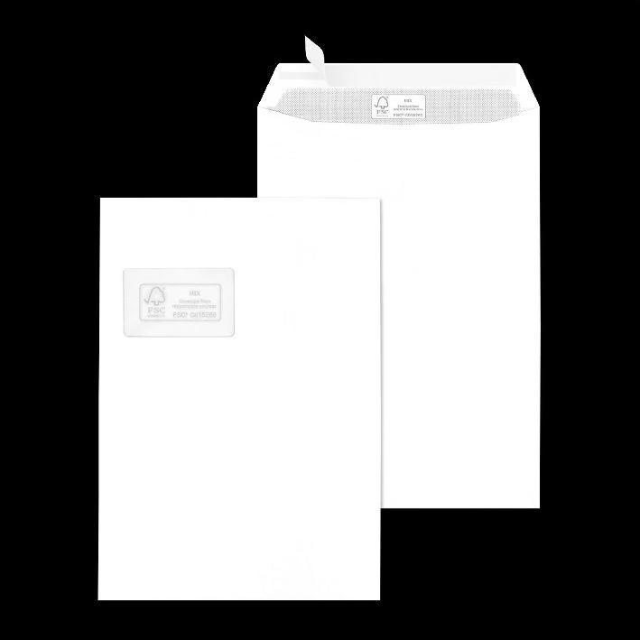 Actual product image Mailmedia Envelope with window left (100 pcs.)