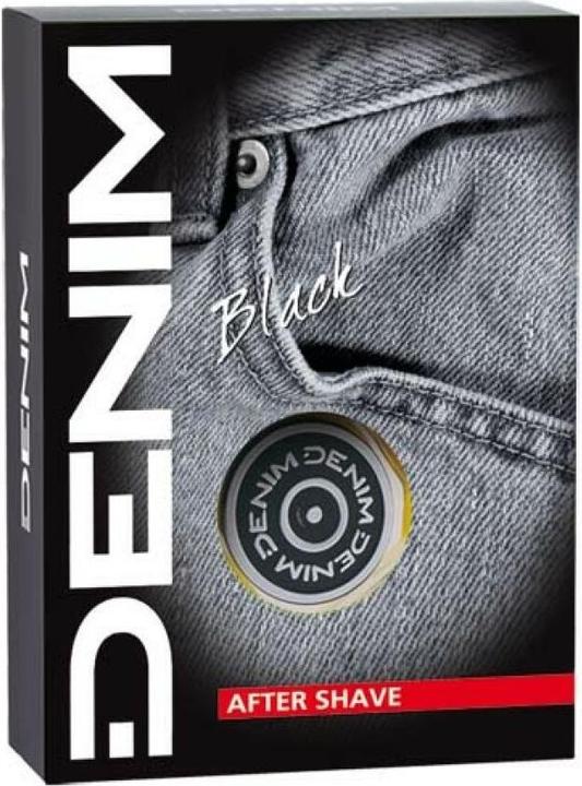 Actual product image Denim Black (Aftershave lotion, 100 ml)