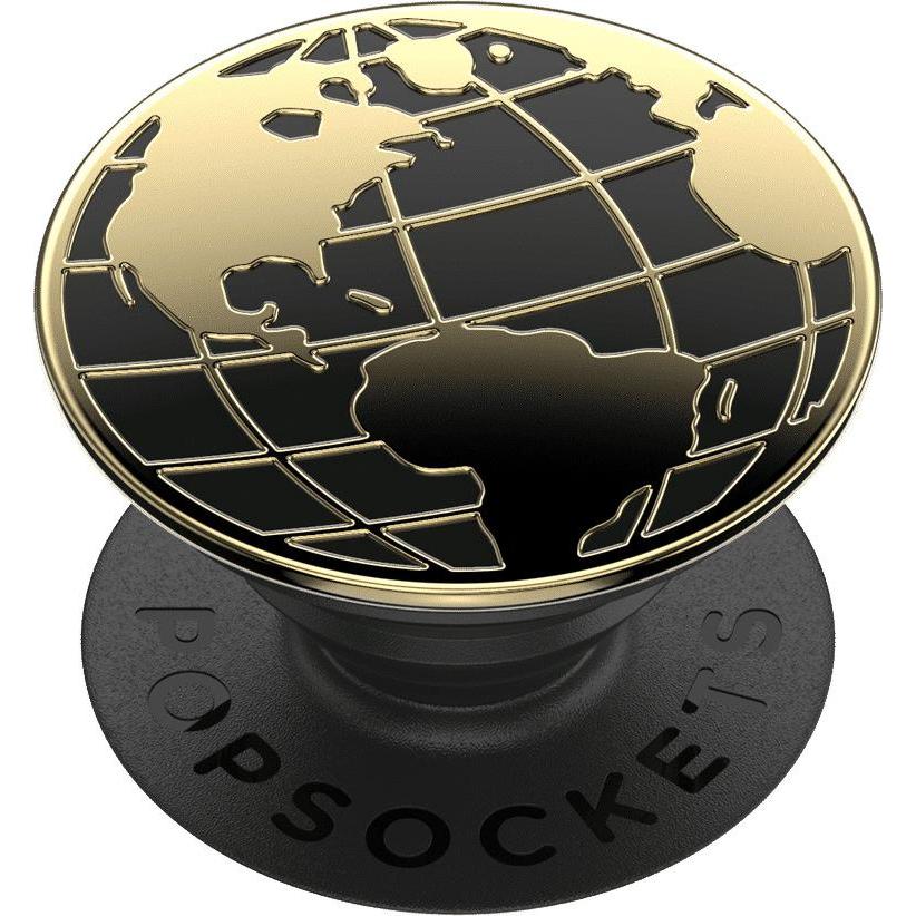 Thumbnail - PopSockets EnamelGlobeTrotter, Smartphone Halterung, Schwarz