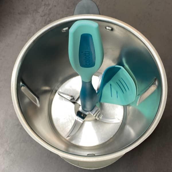 Produktbild Wundermix Calotti Silikon +  Drehkellenspatel für Thermomix TM6 TM5 TM31