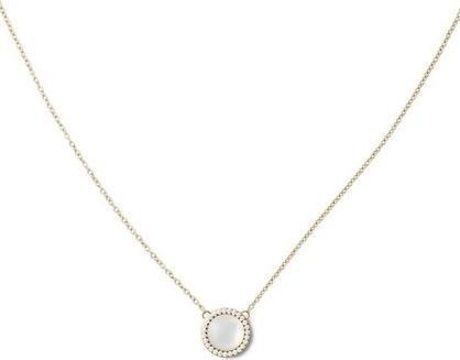 Daniel Wellington Beautiful Gold-Plated Necklace With Mother-Of-Pearl And Crystals Audrey Dw00401441