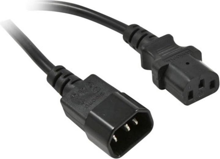 Synergy 21 S215383 3m C13-Koppler C14-Koppler Schwarz Stromkabel (3 m, C14, C13)