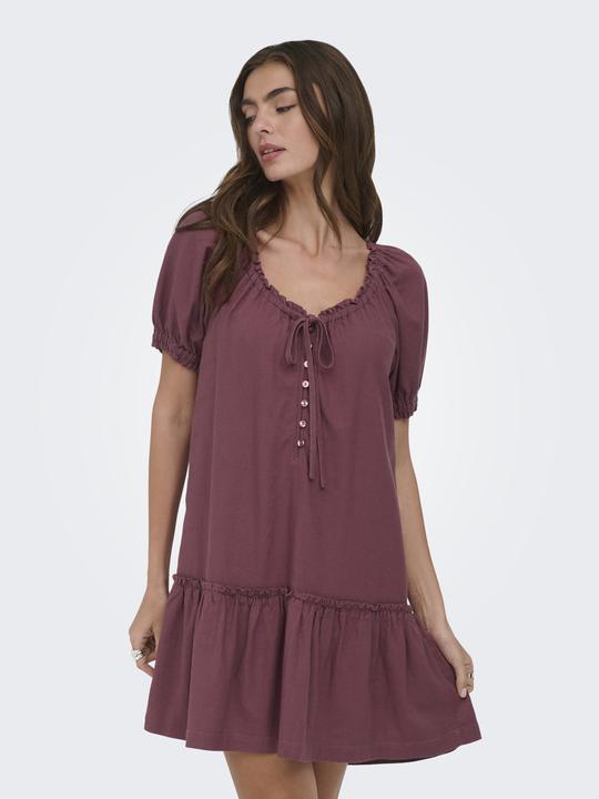 Produktbild Only ONLGOA Leinen Kurzes Kleid Kleid (L)
