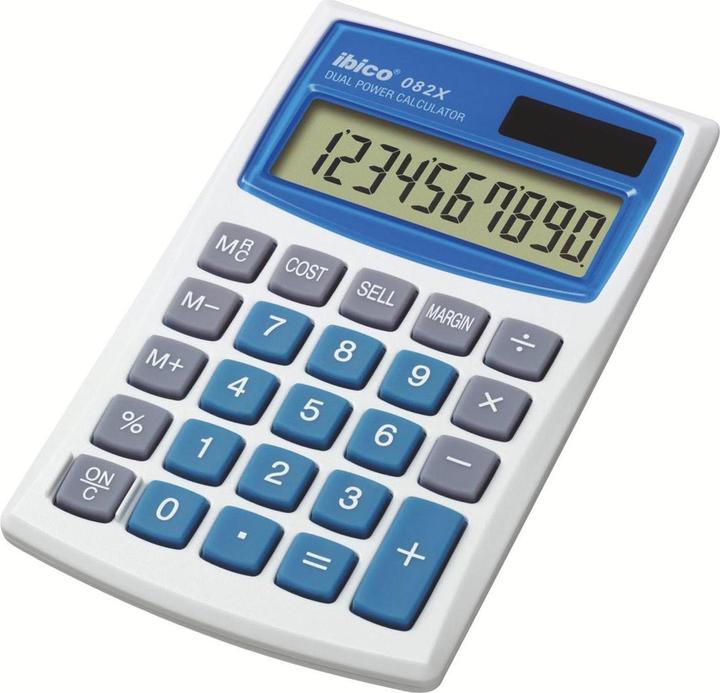 Image du produit Ibico Taschenrechner 212X und 082X, Stromversorgung (Cellules solaires, Piles)