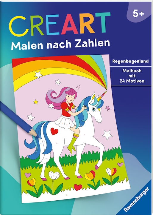 Immagine prodotto Ravensburger CreArt Pittura per numeri da 5: Il paese dell'arcobaleno