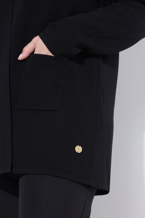 Actual product image Ulla Popken Toggle Close Cardigan (56)