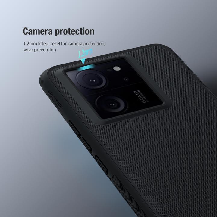 Actual product image NoName Nillkin Super Frosted PRO Zadn?? Kryt pro Xiaomi 13T/13T Pro Black (Xiaomi 13T Pro)