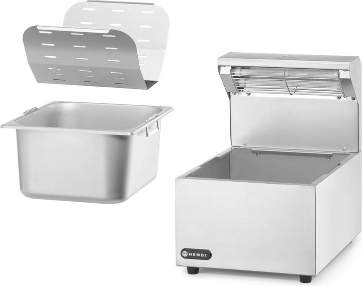 Produktbild Hendi Pommes-frites-Wärmer,, GN 1/2, 220-240V/400W, 357x267x(H)376mm