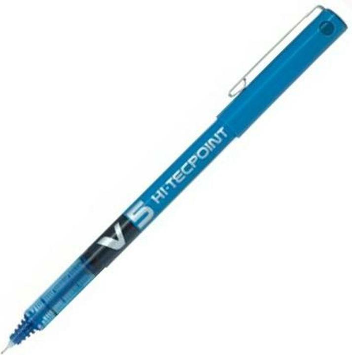 Actual product image Pilot Hi-Tecpoint V5 Blue (Blue, 12 x)