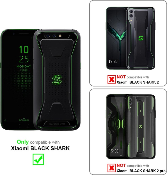 Actual product image Cadorabo Book Invisible Magnet Cover (Xiaomi Black Shark)