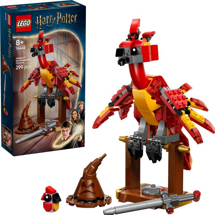 Produktbild LEGO Fawkes: Dumbledores Phönix (76448)