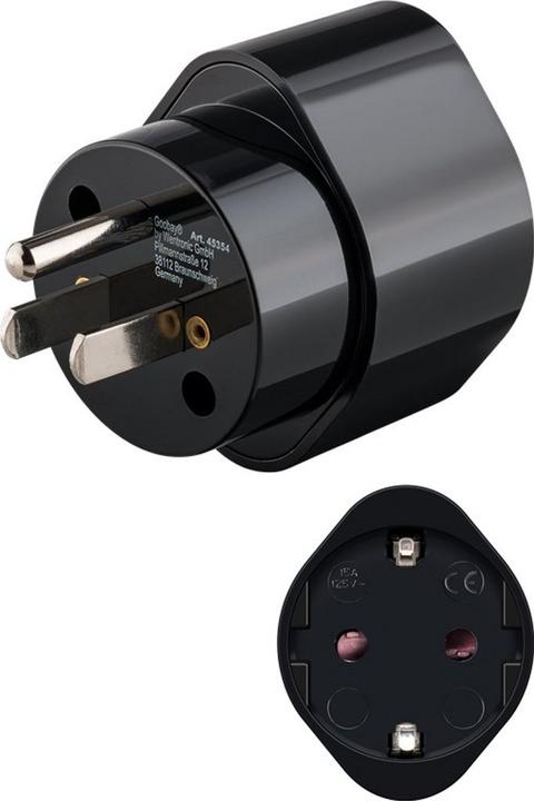 Image du produit Goobay Adaptateur secteur, noir