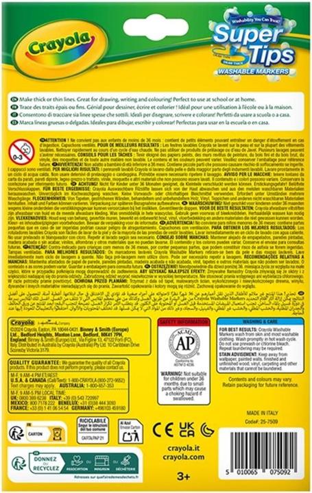 Image du produit Crayola Marqueur avec Super-Point (12x)