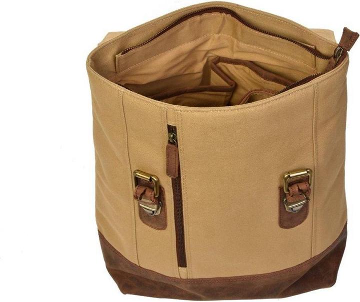 Actual product image Dermata Canvas/leather rucksack (18 l)