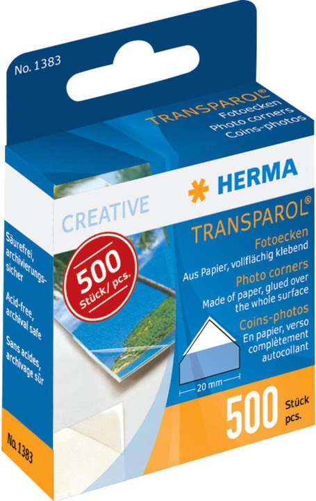 Actual product image Herma Photo corners