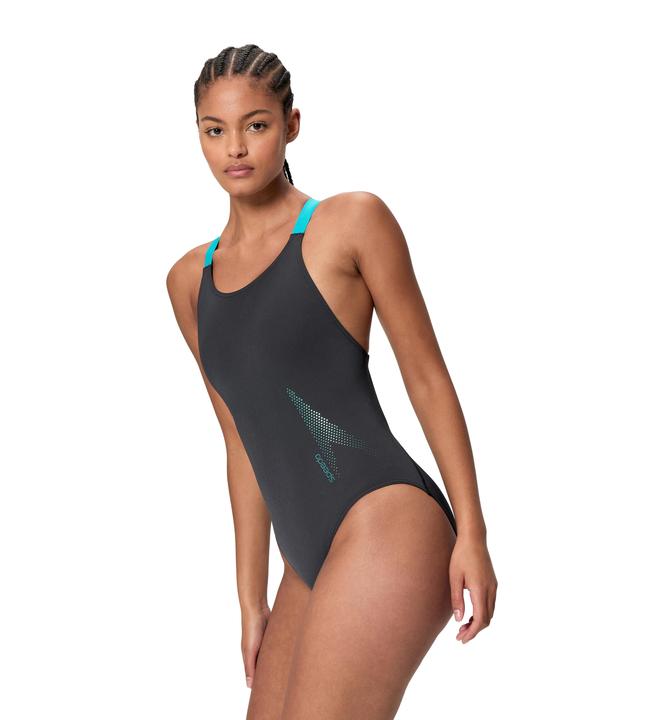 Produktbild Speedo Women's Solid Boom Leaderback One Piece (46)