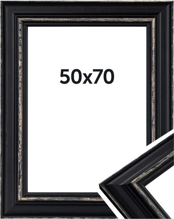 Immagine prodotto Dörr Bilderrahmen Boho, Schwarz, 50 x 70 cm, Bildformat (50 x 70 cm)