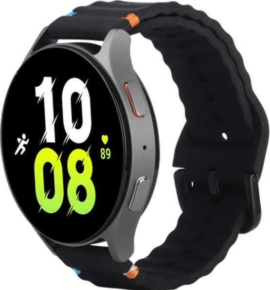 Just in Case ActiveFlex Strap - Galaxy Watch 20mm - Black (20 mm, Silikon)
